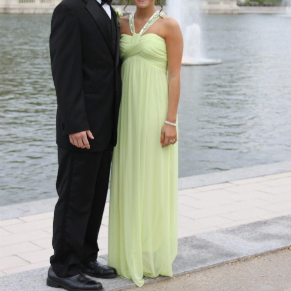 Stunning green prom dress